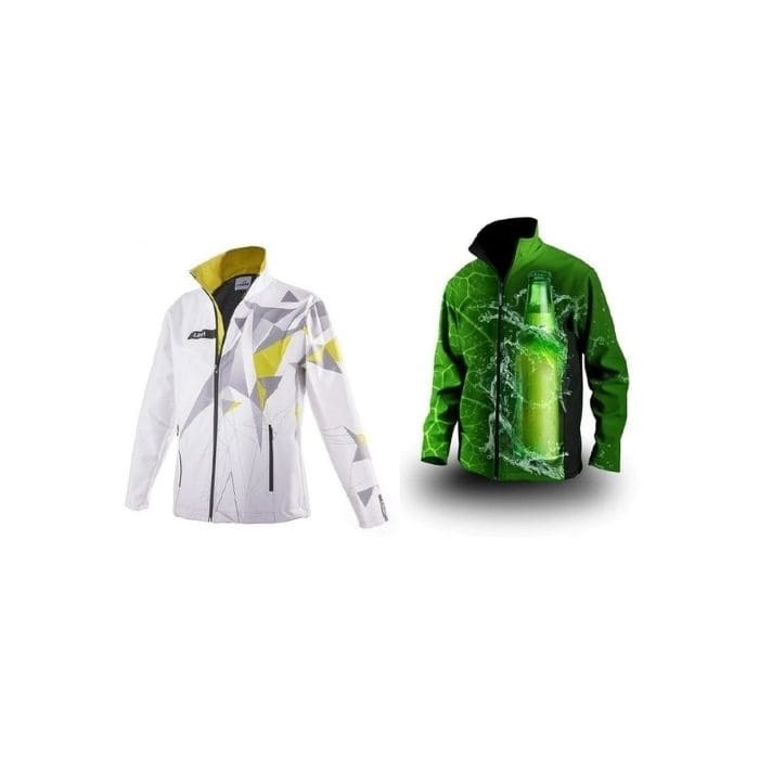 Logo trade promotional giveaways picture of: The Softshell jacket with full color print