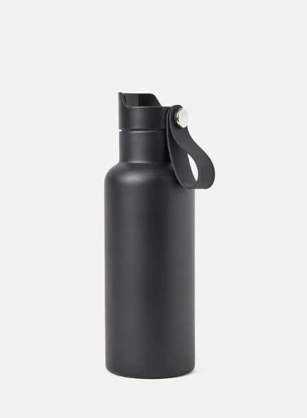 Logo trade corporate gifts picture of: Drinking bottle Balti thermo bottle 500 ml, black