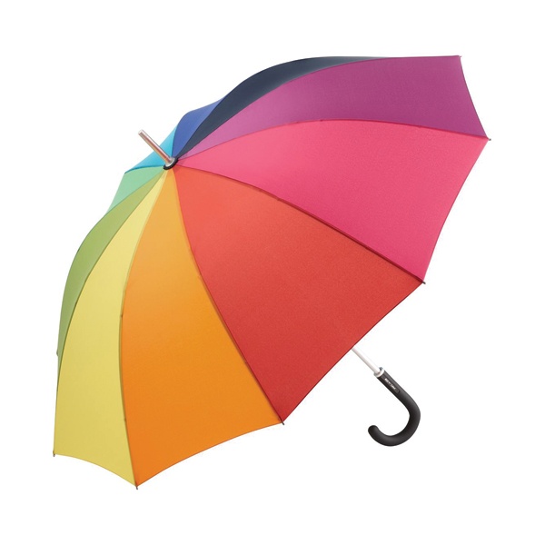 Logotrade firmakingituse foto: ##Vikerkaarevärvides ALU light10 tuulekindel vihmavari